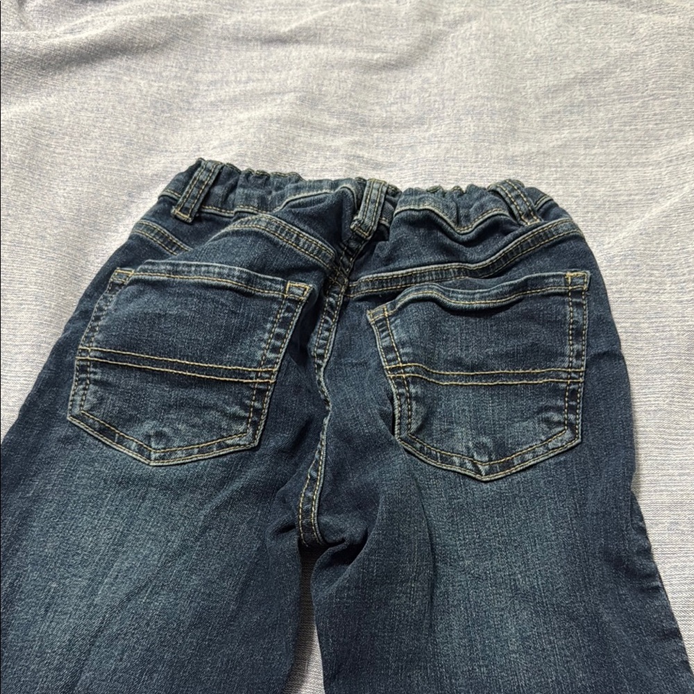 The Children's Place Blue Straight Leg Jeans Classic Fit - Picture 3 of 4